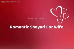 Best 101+Romantic Shayari For Wife in Hindi | Love shayari for wife