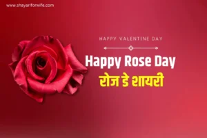 Best 101+ Rose Day Shayari in Hindi | रोज डे शायरी | Happy Rose Day Shayari