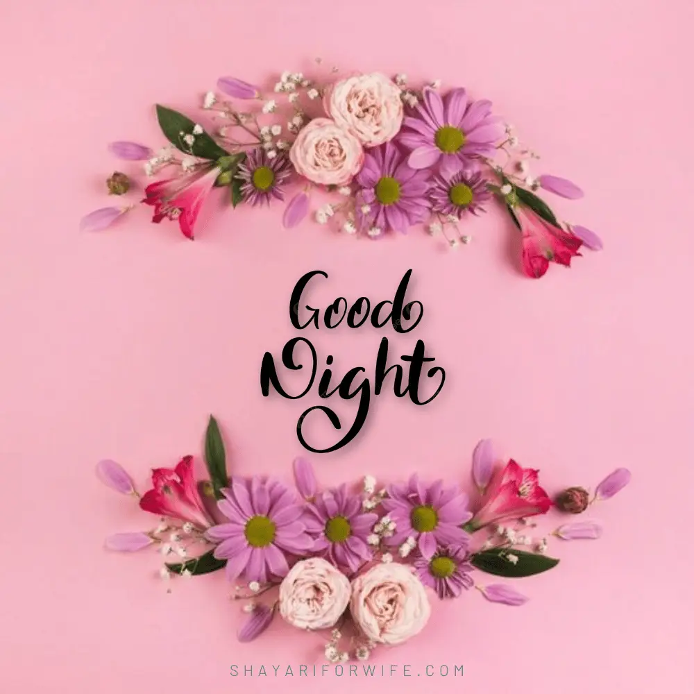 Good Night Flowers Images 