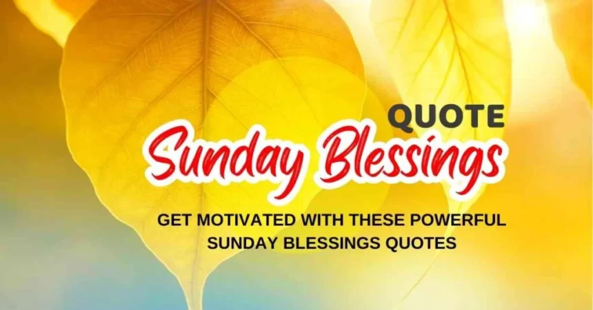 Sunday-Blessings