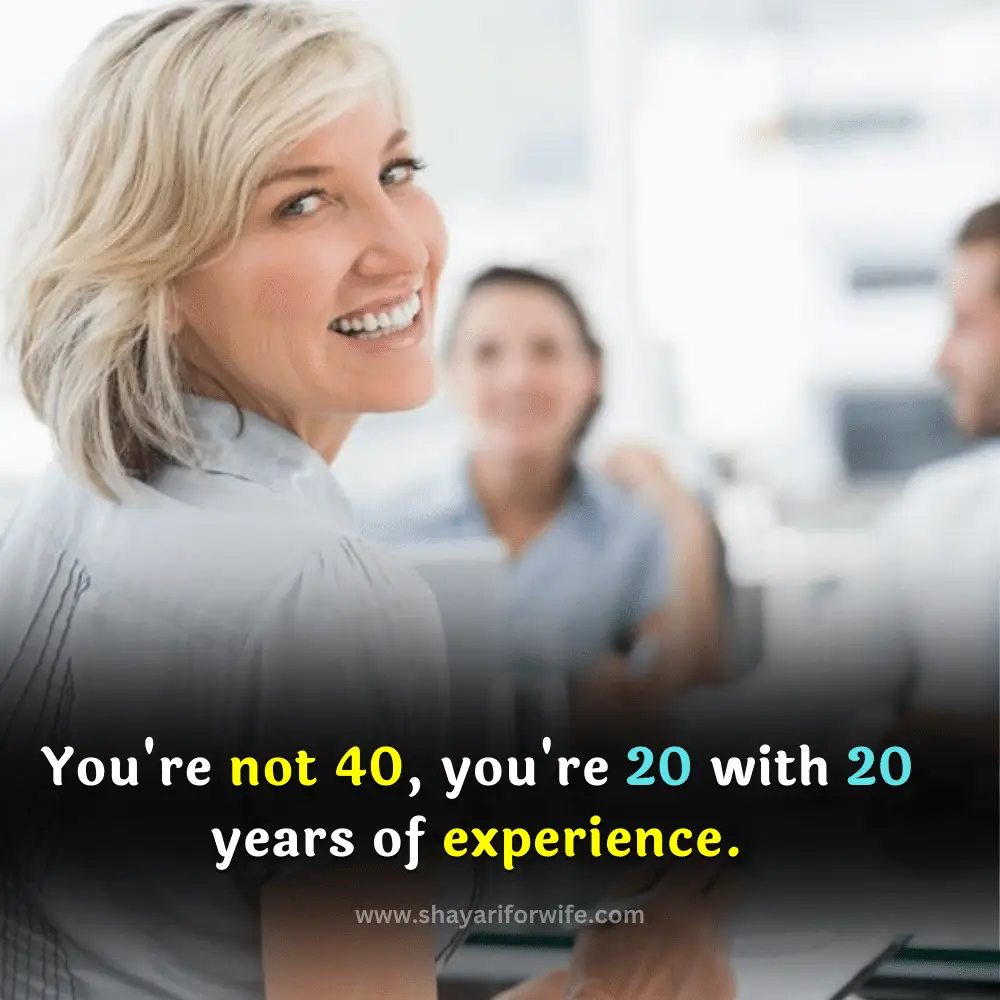 Funny 40th Birthday Quotes 