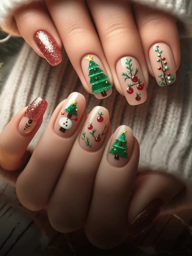 Get Your Nails Ready for Christmas: 10 Must-Try Designs