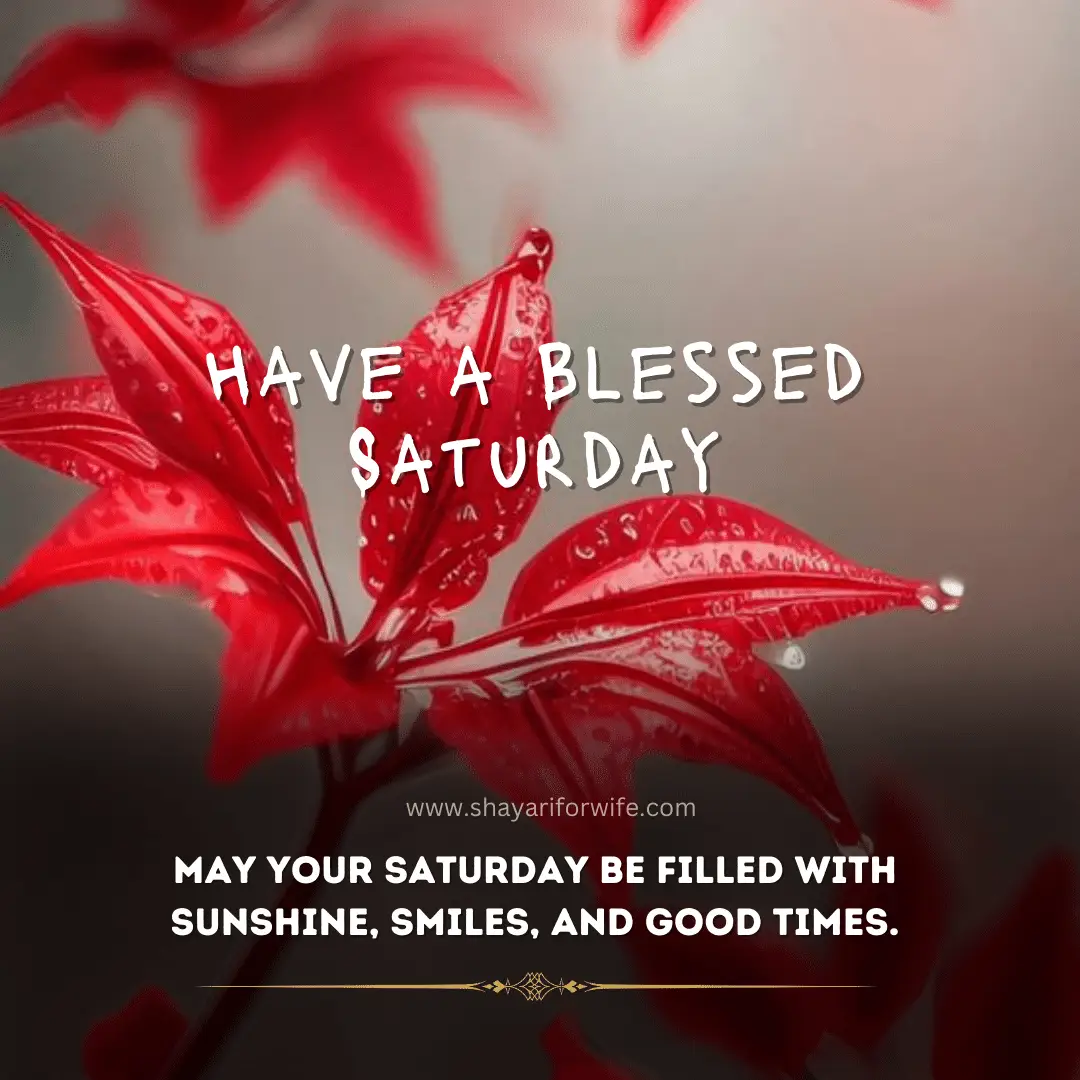 Blessings Saturday Images