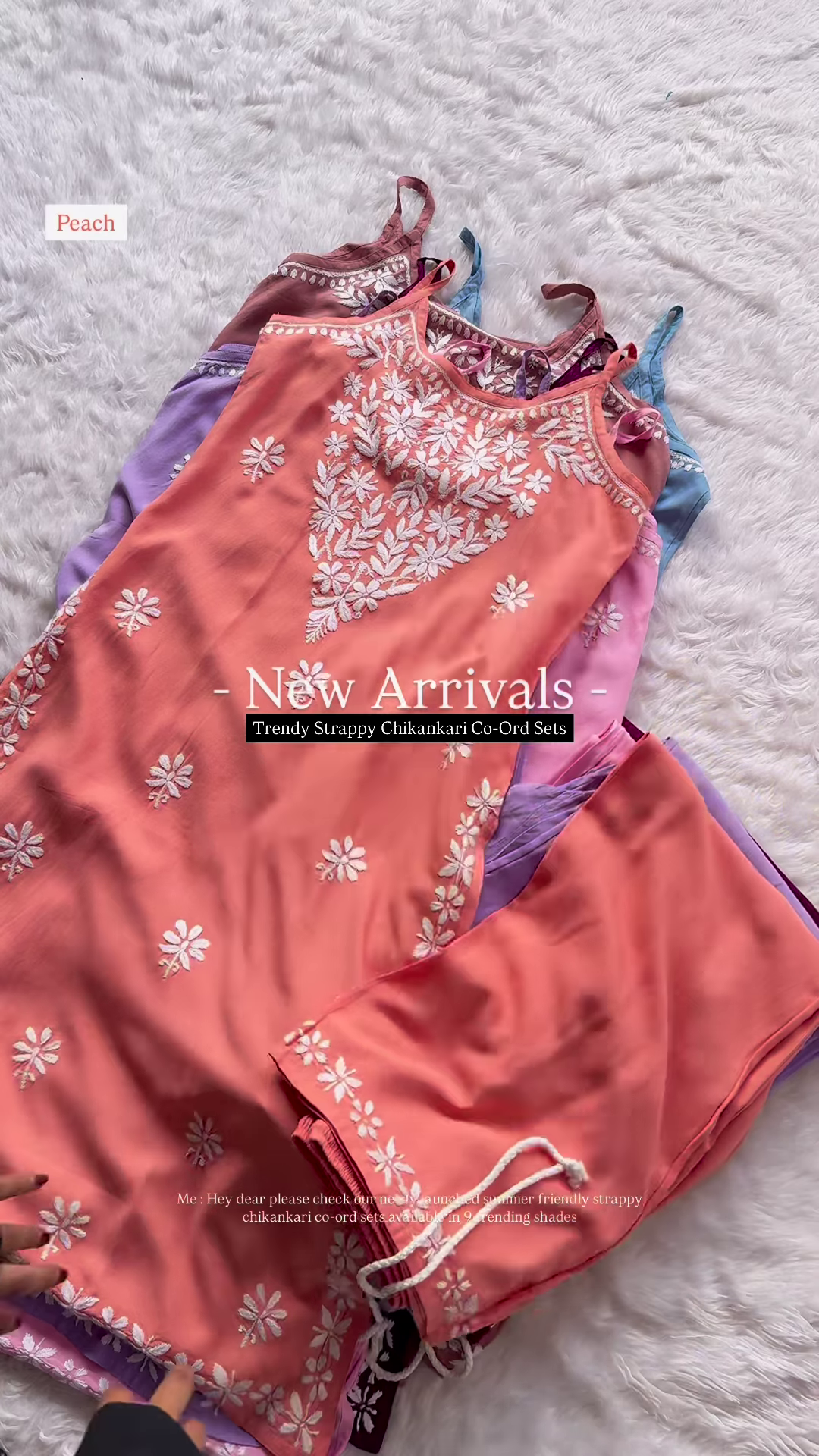 Maroon Strappy Chikankari Co-Ord Set – Elegant & Trendy - Image 6