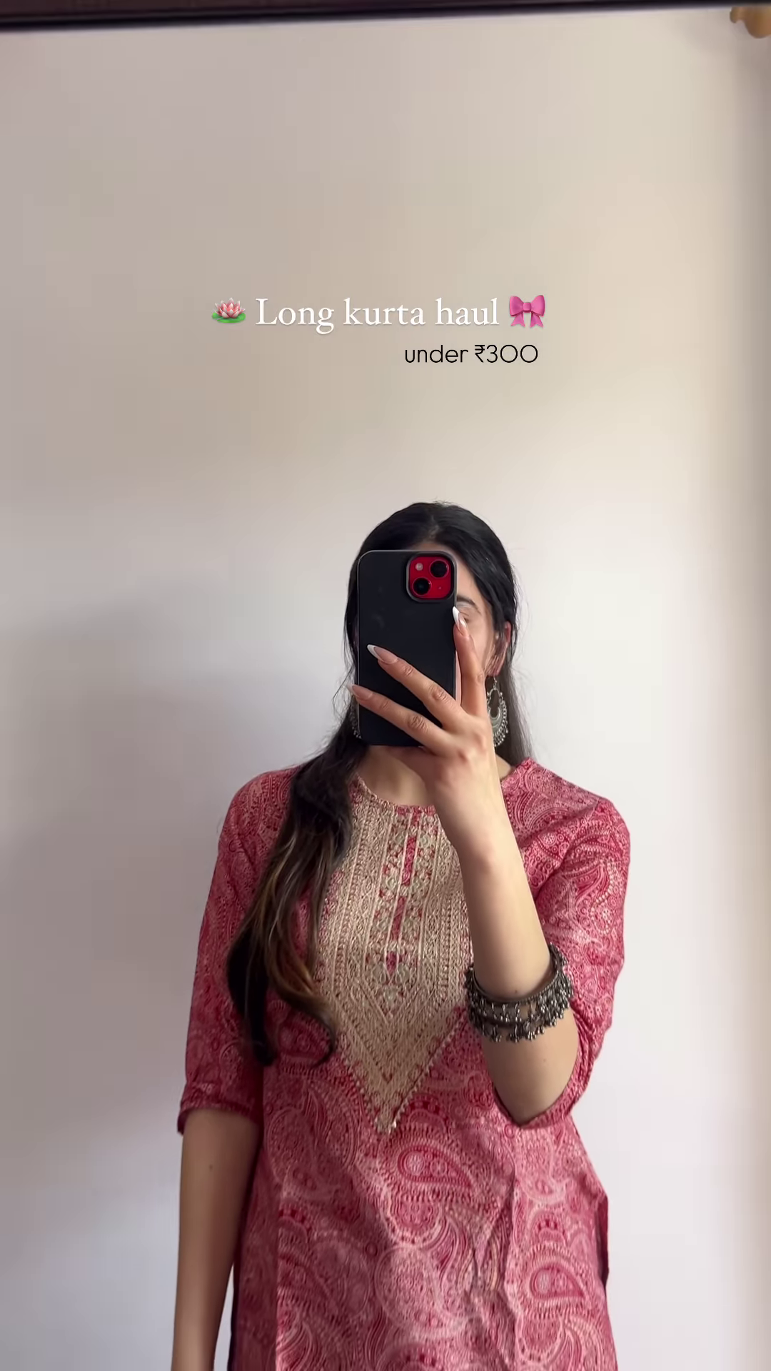 Vibrant Paisley Print Long Kurta – A Splash of Colors - Image 3