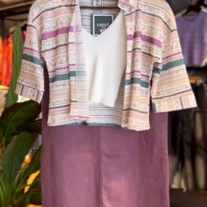 Mauve Muse: Retro Layers Co-Ord Set