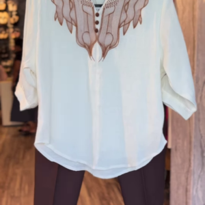 Ember Thread: Embroidered Tunic & Tapered Trouser Set