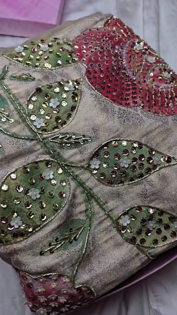 Blossom Luxe Embroidered Fabric