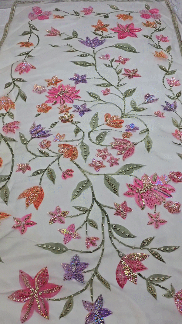 Blush Bloom Embroidered Ensemble - Image 2