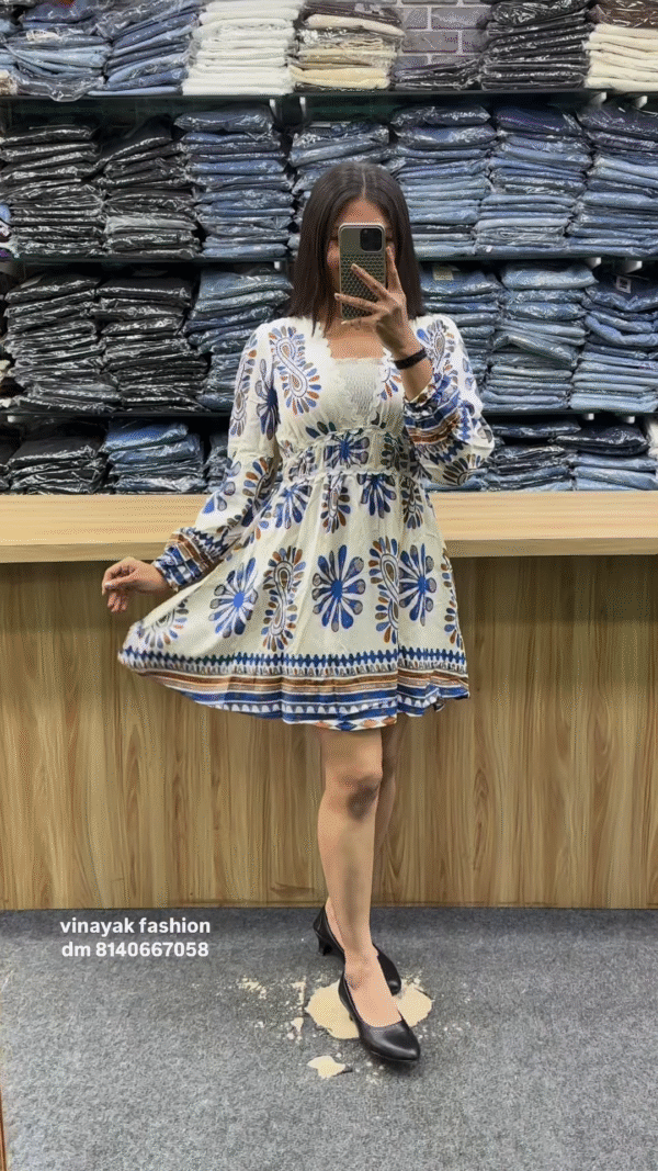 Bohemian Chic Floral Print Mini Dress