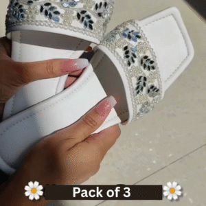 Embellished Bridal or Festive Slides