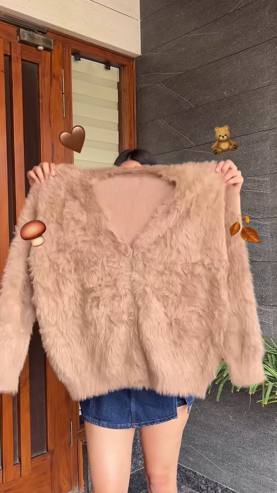 Whimsical Knitwear Collection ππ§Άβ¨ β Strawberry, Furry Beige & Abstract Cream Variants - Image 5