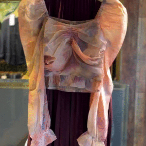 Wine Purple Pleated Midi Skirt with Statement Crystal Belt – Chic Western Wear Edition