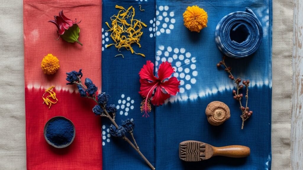 Seasonal Palettes: Why Indigo and Madder Red are the Perfect Colors for an Indian Summer