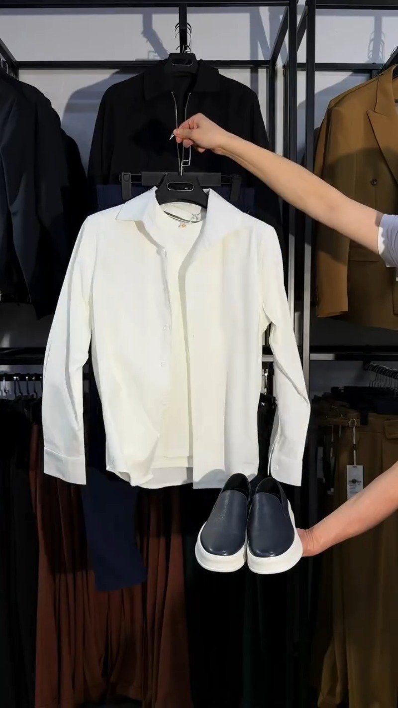 Modern Minimalist Casual Co-ord Set – Available in Brown, Black, White & Navy - Image 4