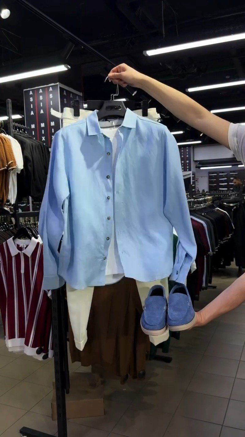 Urban Minimalist Men's Co-ord Set with Matching Loafers – Available in Light Blue, Black, Maroon & White