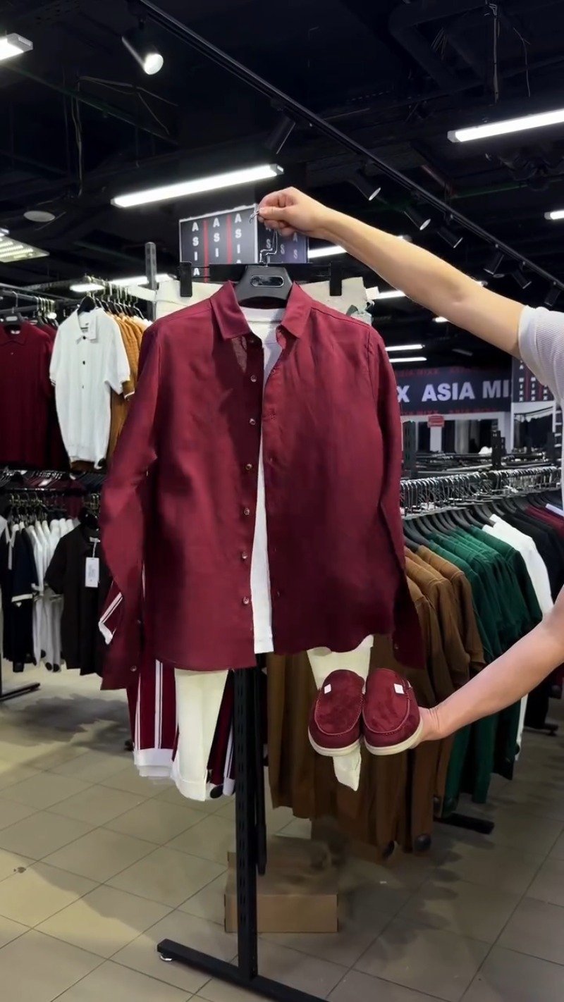 Urban Minimalist Men's Co-ord Set with Matching Loafers – Available in Light Blue, Black, Maroon & White - Image 5