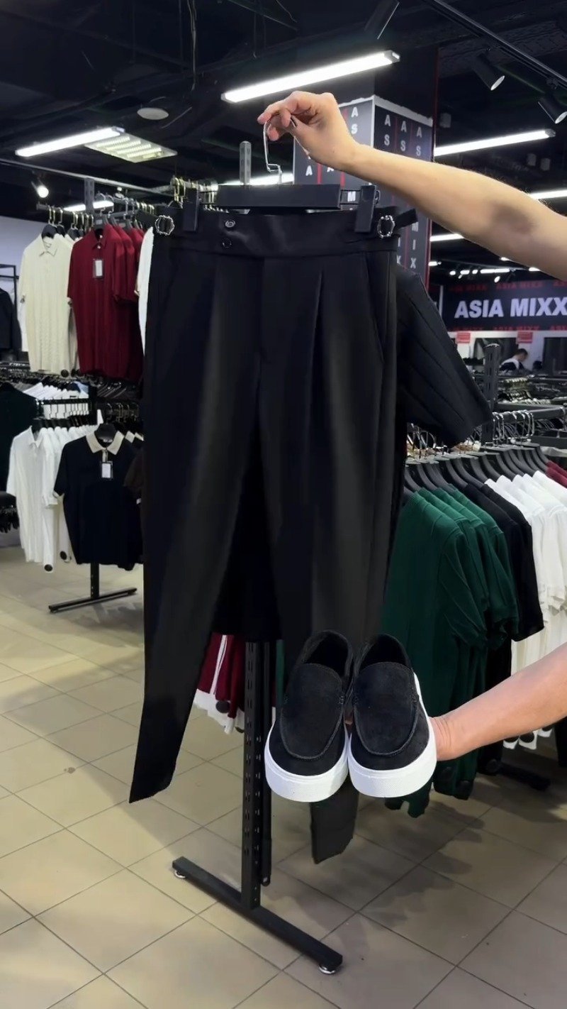 Modern Minimalist Ribbed Knit Polo & Trouser Co-ord Set – Available in Black, Brown & Burgundy - Image 2