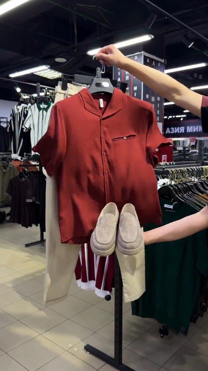 Rustic Earth Short-Sleeved Casual Co-ord Set – Available in Terracotta & Beige Tones