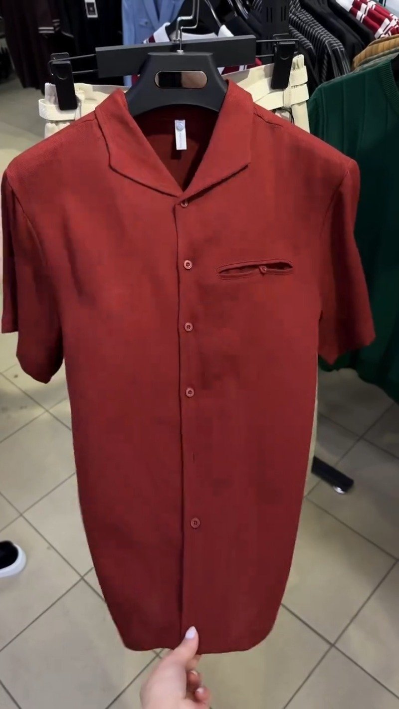 Rustic Earth Short-Sleeved Casual Co-ord Set – Available in Terracotta & Beige Tones - Image 2