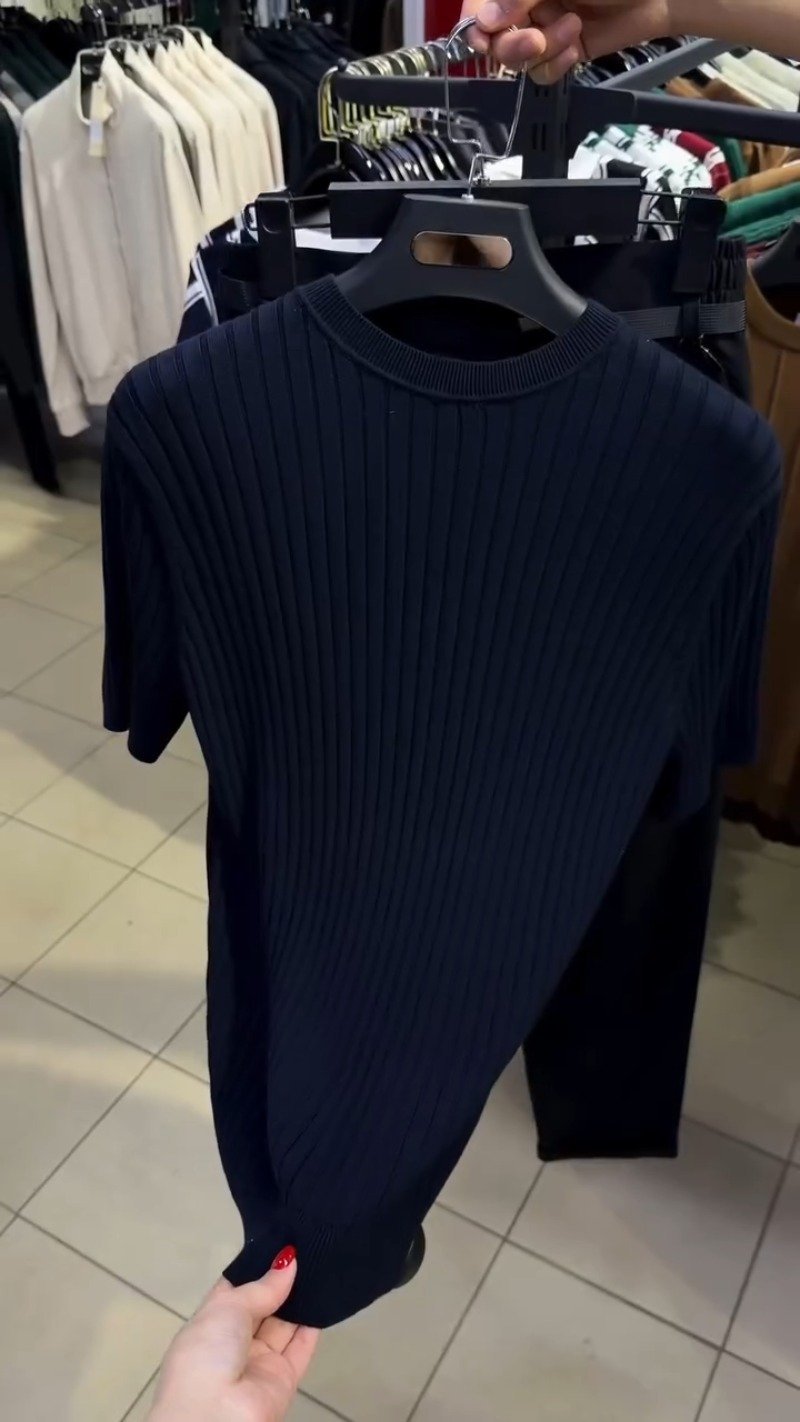 Minimalist Ribbed Knit Ensemble – Available in Burgundy, White, & Navy - Image 4