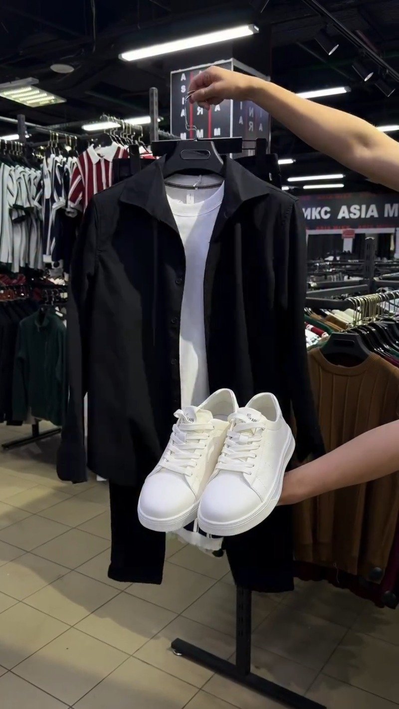 Contemporary Minimalist Layered Black & White Ensemble – Available in Black & Neutral Tones