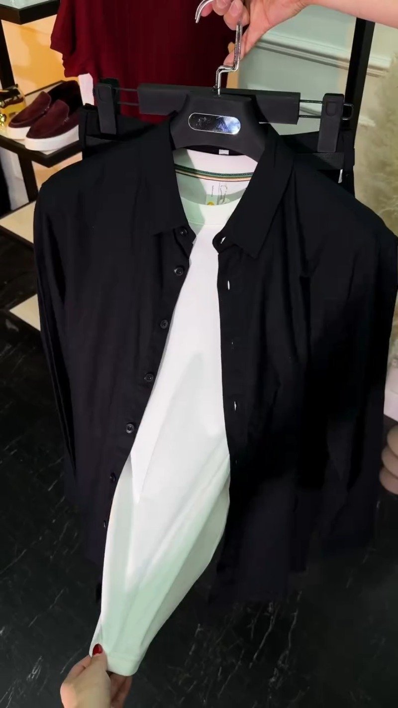 Minimalist Monochromatic Casual Shirt & Trouser Set – Available in Black & White - Image 2