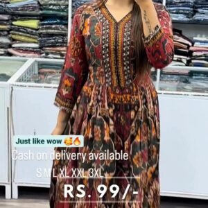 Women summer special Gown with Sequence work