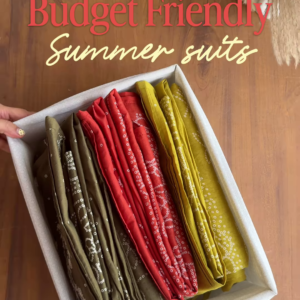 Sunshine Bandhani: Ready-to-Wear Cotton Summer Suit Collection