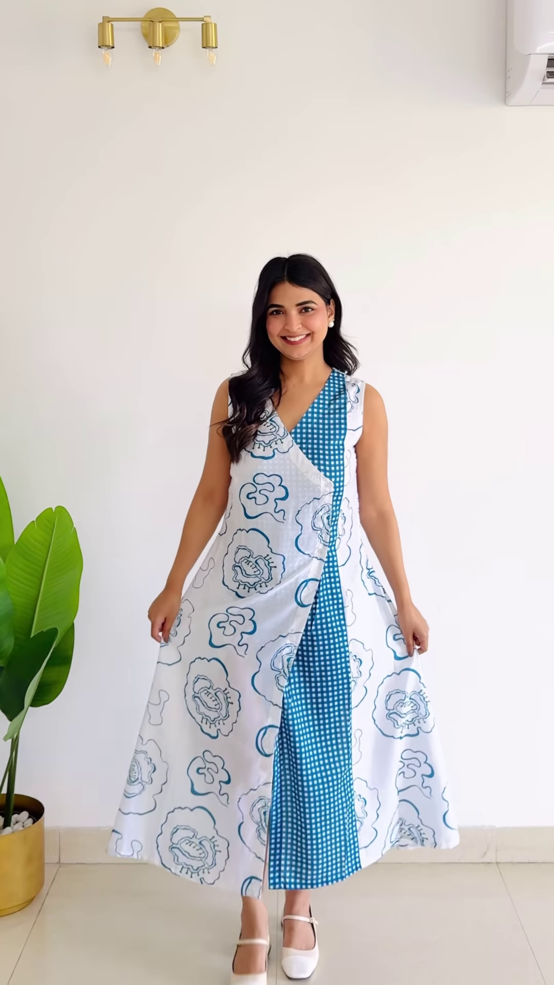 Citrus Sunshine: Tiered Candy-Stripe Midi Dress - Image 2