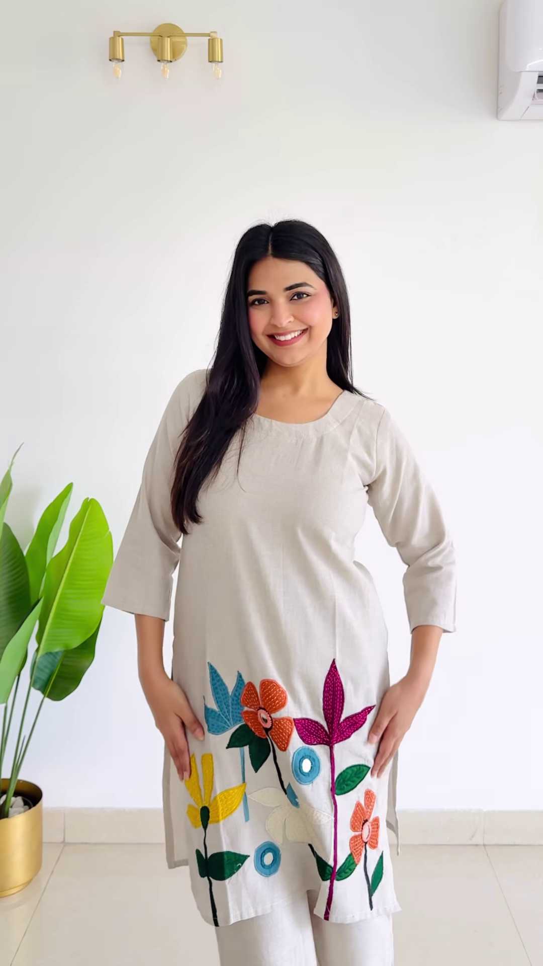 Lilac Whimsy: Tiered Garden-Stripe Midi Dress - Image 4