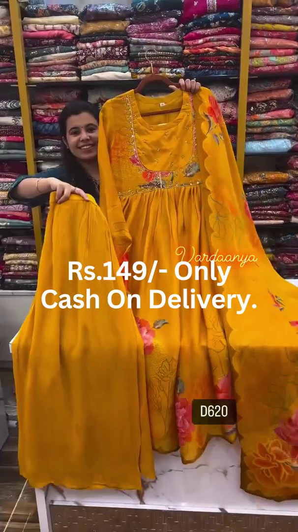 Magenta Bloom: Floral Printed Alia-Cut Anarkali Kurta Set - Image 3